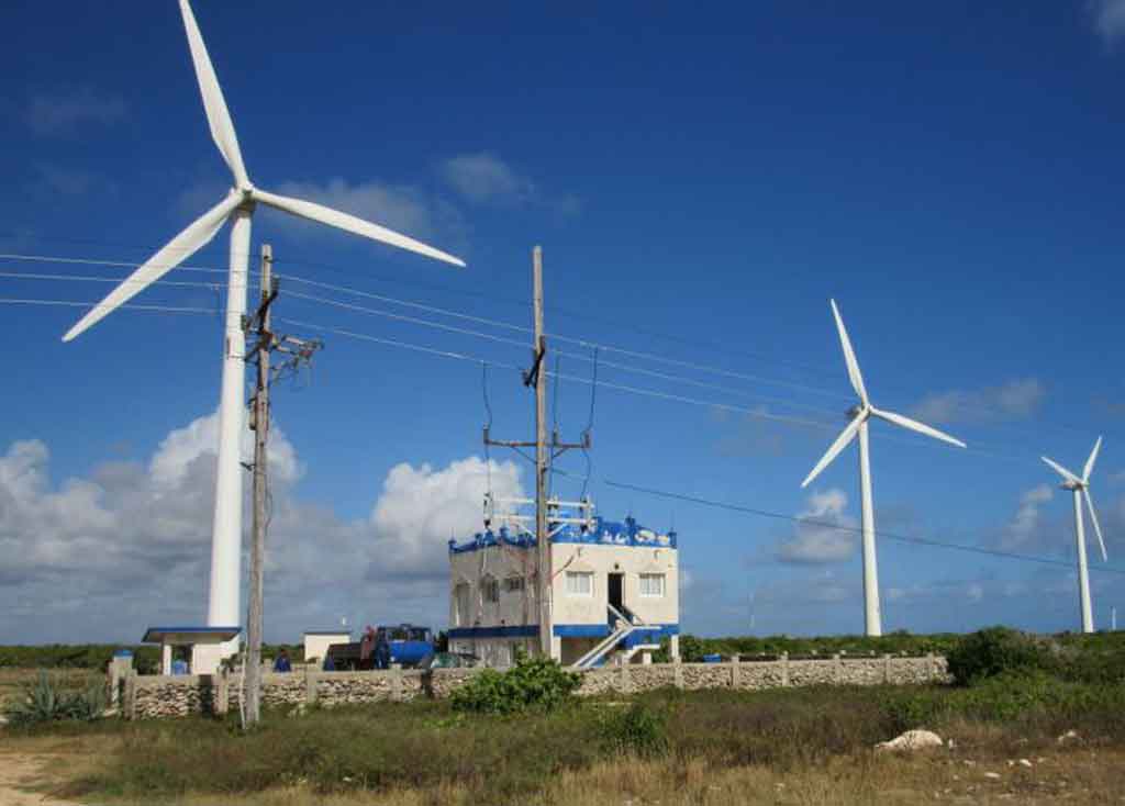 Cuba presenta 21 zonas favorables para instalar parques eólicos