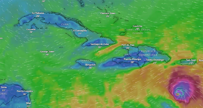 Muy atenta Cuba a la ruta del huracán Beryl Muy atenta Cuba a la ruta del huracán Beryl