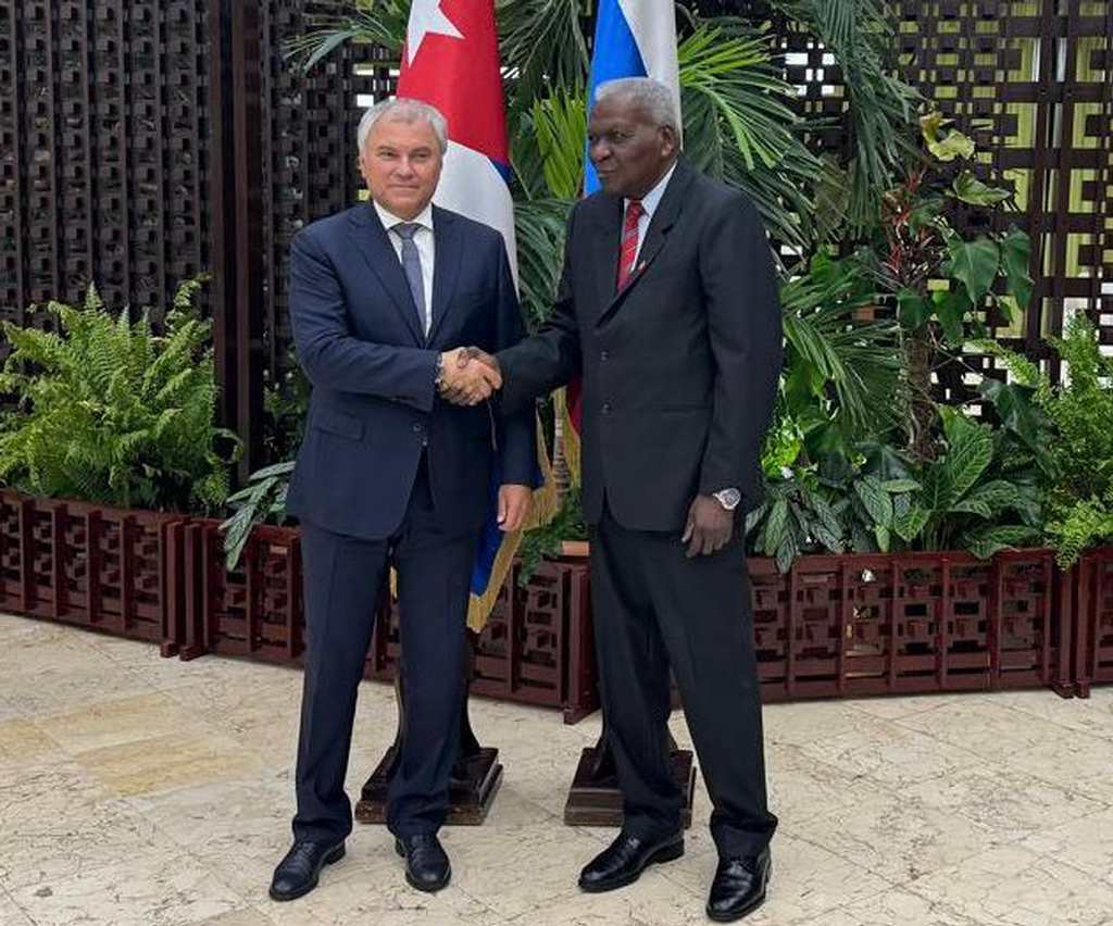 Presidente del Parlamento de Cuba sostuvo encuentro con su par ruso Presidente del Parlamento de Cuba sostuvo encuentro con su par ruso