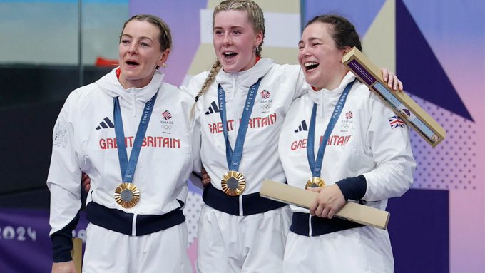 Ciclistas británicas dominaron final de velocidad con récord mundial