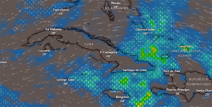 Cuba atenta al incremento de las lluvias en todo el país Cuba atenta al incremento de las lluvias en todo el país