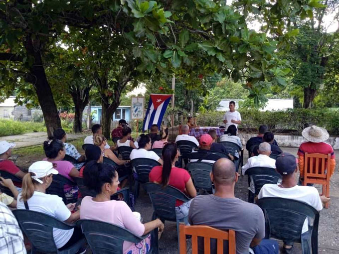 Realizan en Cienaguilla primera asamblea de rendición de cuentas del Plan Turquino en Campechuela Realizan en Cienaguilla primera asamblea de rendición de cuentas del Plan Turquino en Campechuela