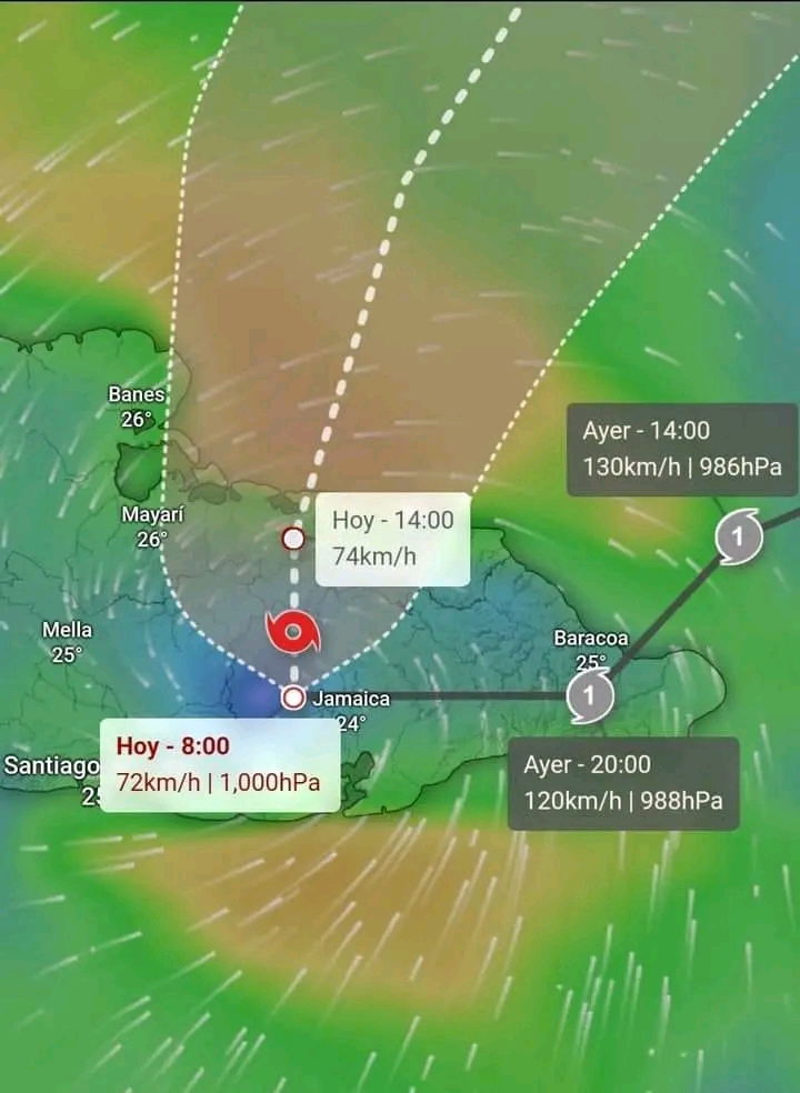 Continuarán las lluvias en la tarde noche de hoy