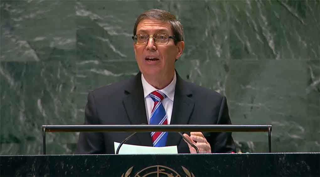 Cuba exige en ONU cese de abuso e injusticia con bloqueo de EEUU Cuba exige en ONU cese de abuso e injusticia con bloqueo de EEUU