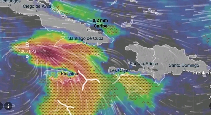 Pronostican  formación de organismo tropical al sur de Granma