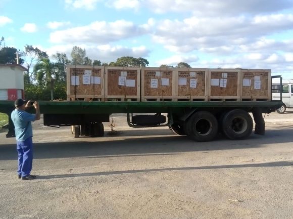 Arriban a Cuba piezas de repuesto para la recuperación de la disponibilidad de grupos de generación distribuida Arriban a Cuba piezas de repuesto para la recuperación de la disponibilidad de grupos de generación distribuida