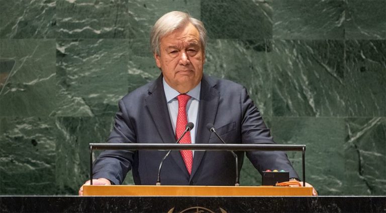 Guterres urge abandonar lo antes posible el camino del “colapso climático” Guterres urge abandonar lo antes posible el camino del “colapso climático”
