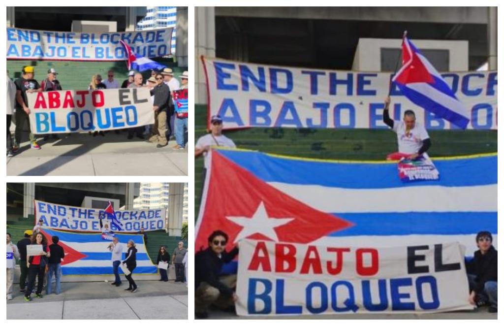 Manifestantes en Florida pidieron eliminar a Cuba de lista terrorista Manifestantes en Florida pidieron eliminar a Cuba de lista terrorista