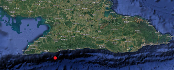 Sismo perceptible en Granma Sismo perceptible en Granma