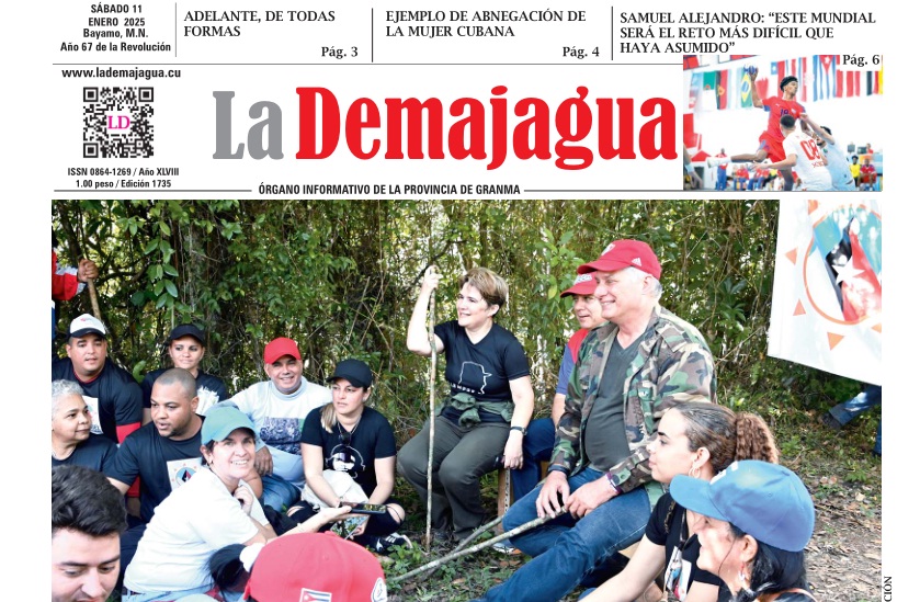 Edición impresa 1735 del semanario La Demajagua, sábado 11 de enero 2025 Edición impresa 1735 del semanario La Demajagua, sábado 11 de enero 2025