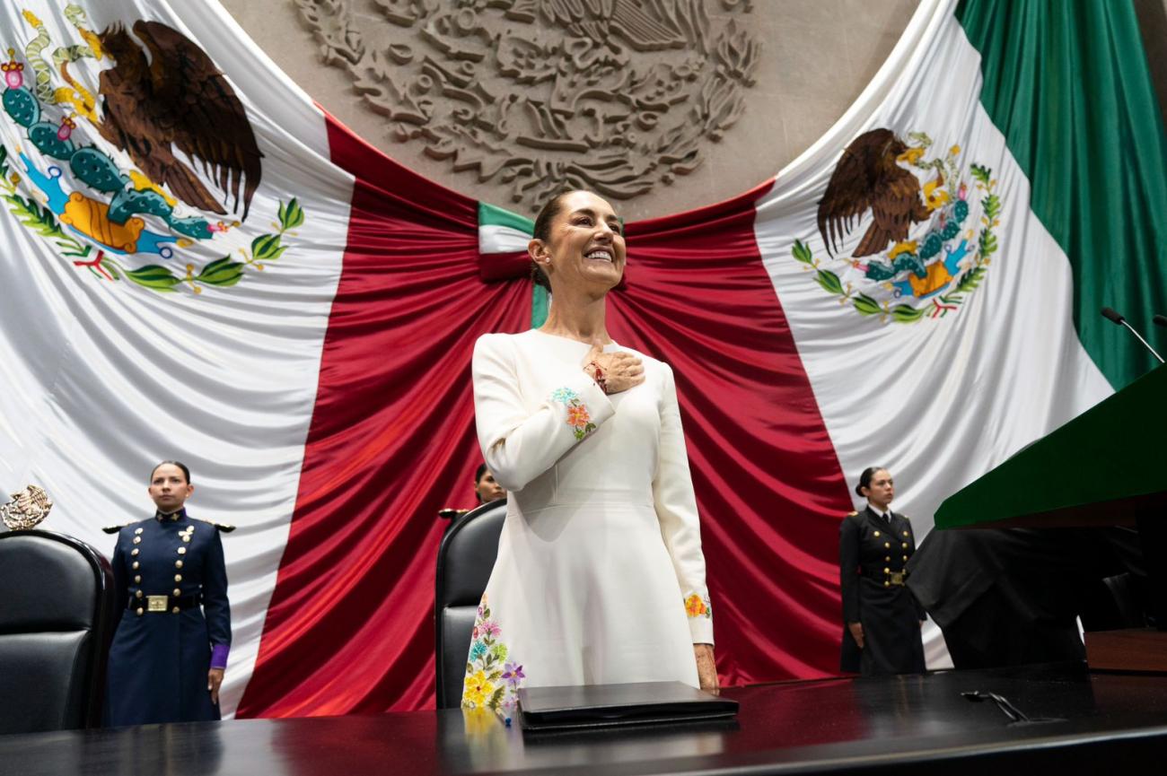 Presidenta de México llega a 100 días de gobierno con alta aprobación Presidenta de México llega a 100 días de gobierno con alta aprobación