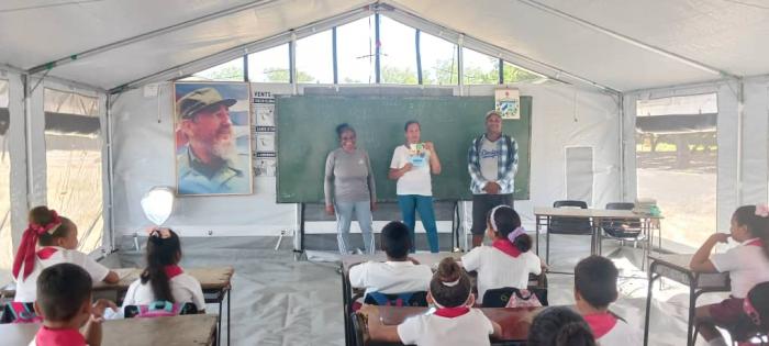 Recuperadas más de 20 escuelas en Pilón, afectadas por los sismos Recuperadas más de 20 escuelas en Pilón, afectadas por los sismos