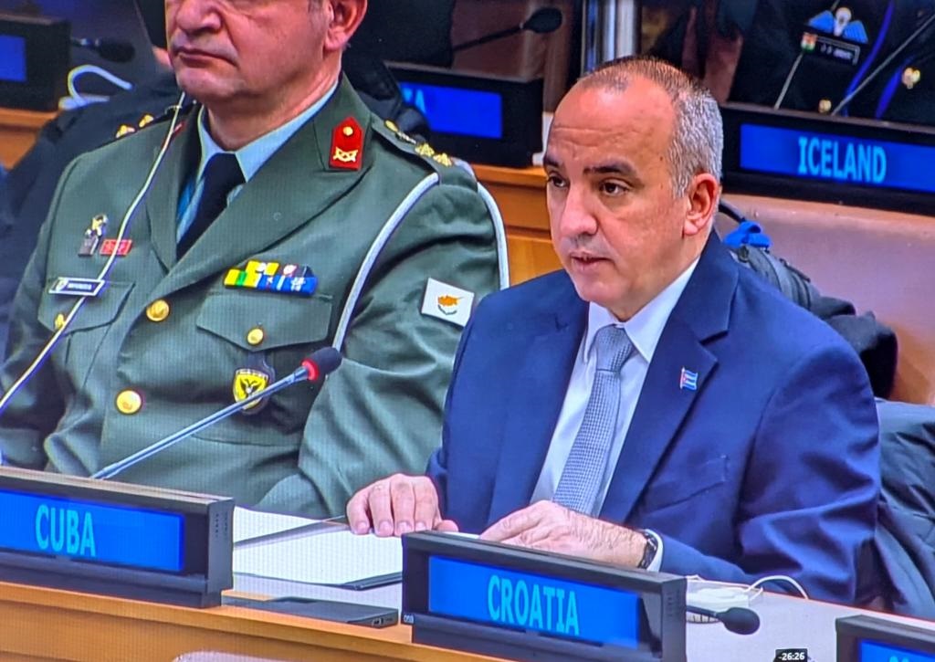 Cuba en ONU reafirma compromiso con la paz y seguridad internacional Cuba en ONU reafirma compromiso con la paz y seguridad internacional