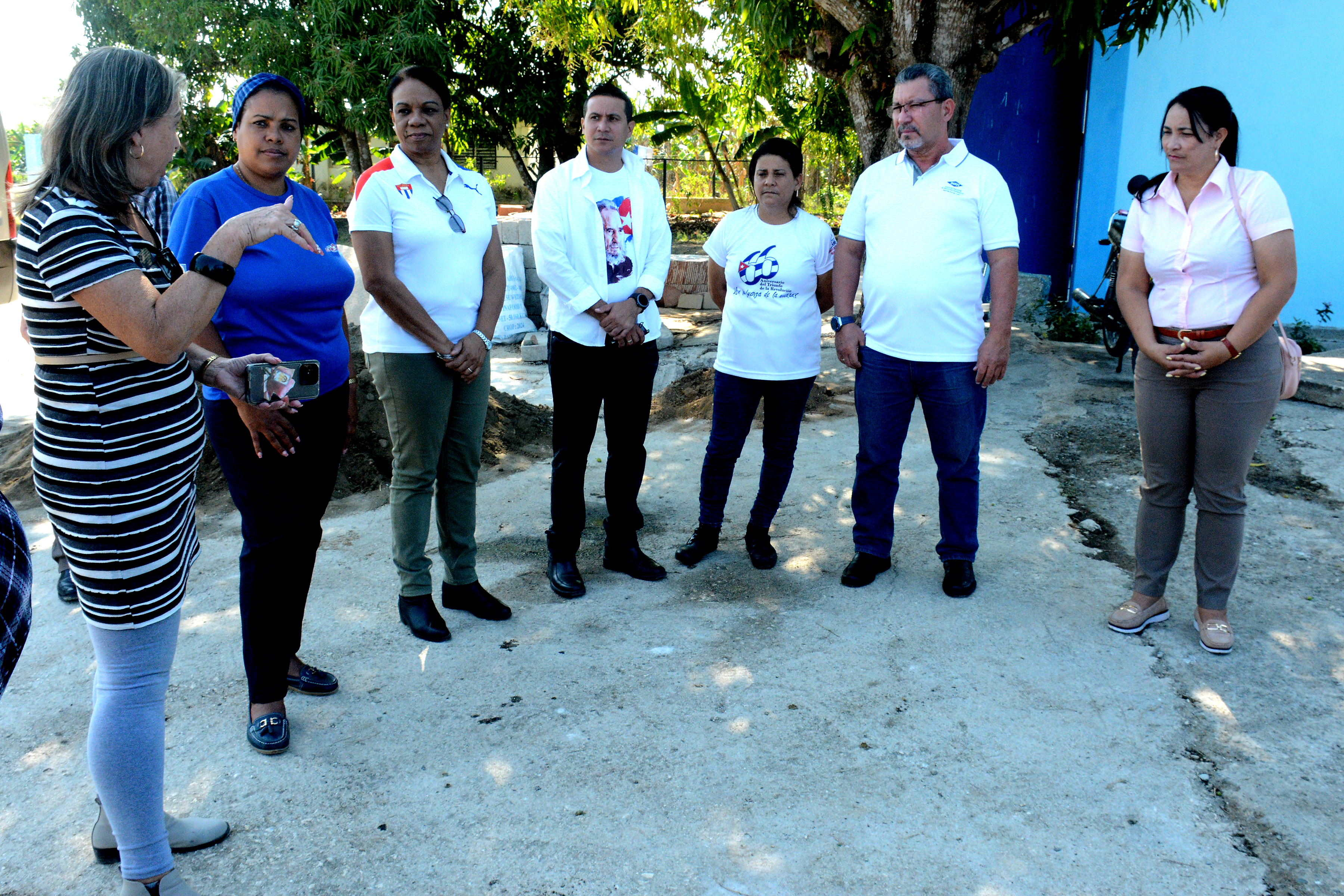 Recorre Inés María Chapman obras hidráulicas en Granma Recorre Inés María Chapman obras hidráulicas en Granma