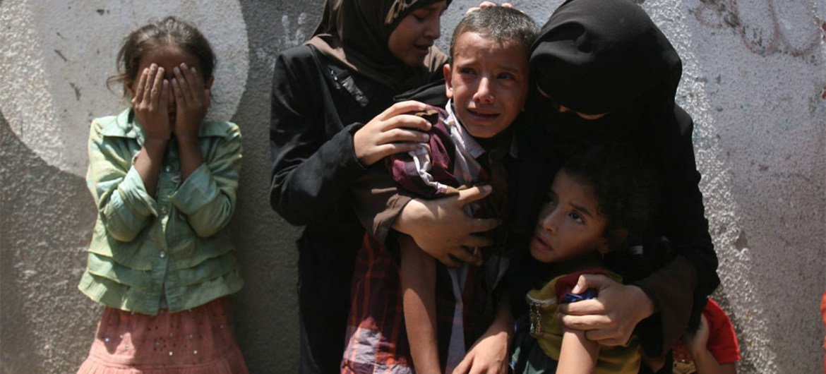 Niños palestinos sufren miedo y ansiedad, denunció Unicef Niños palestinos sufren miedo y ansiedad, denunció Unicef