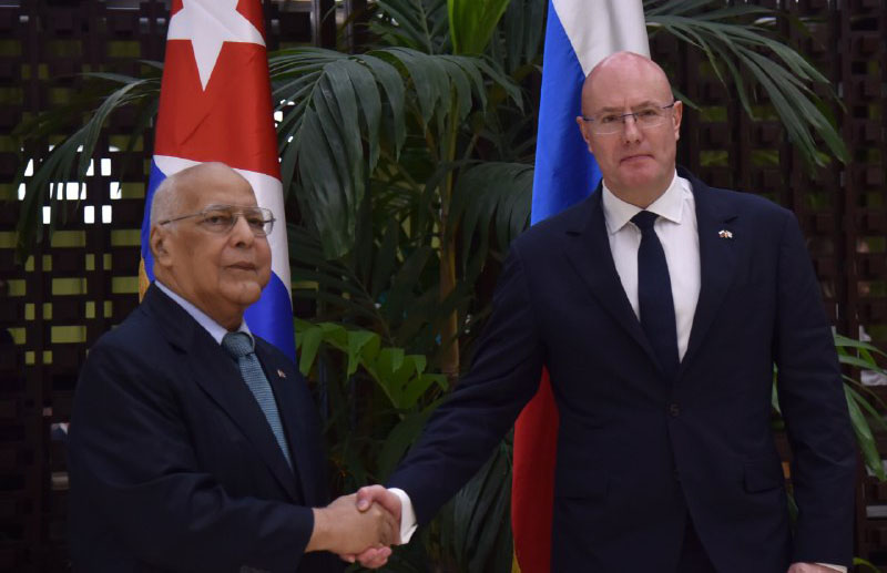 Recibe Ricardo Cabrisas a vicepresidente del gobierno ruso Recibe Ricardo Cabrisas a vicepresidente del gobierno ruso