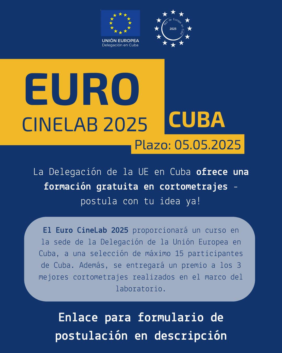 Anuncian en Cuba oportunidad para apasionados a realizar cortometraje Anuncian en Cuba oportunidad para apasionados a realizar cortometraje