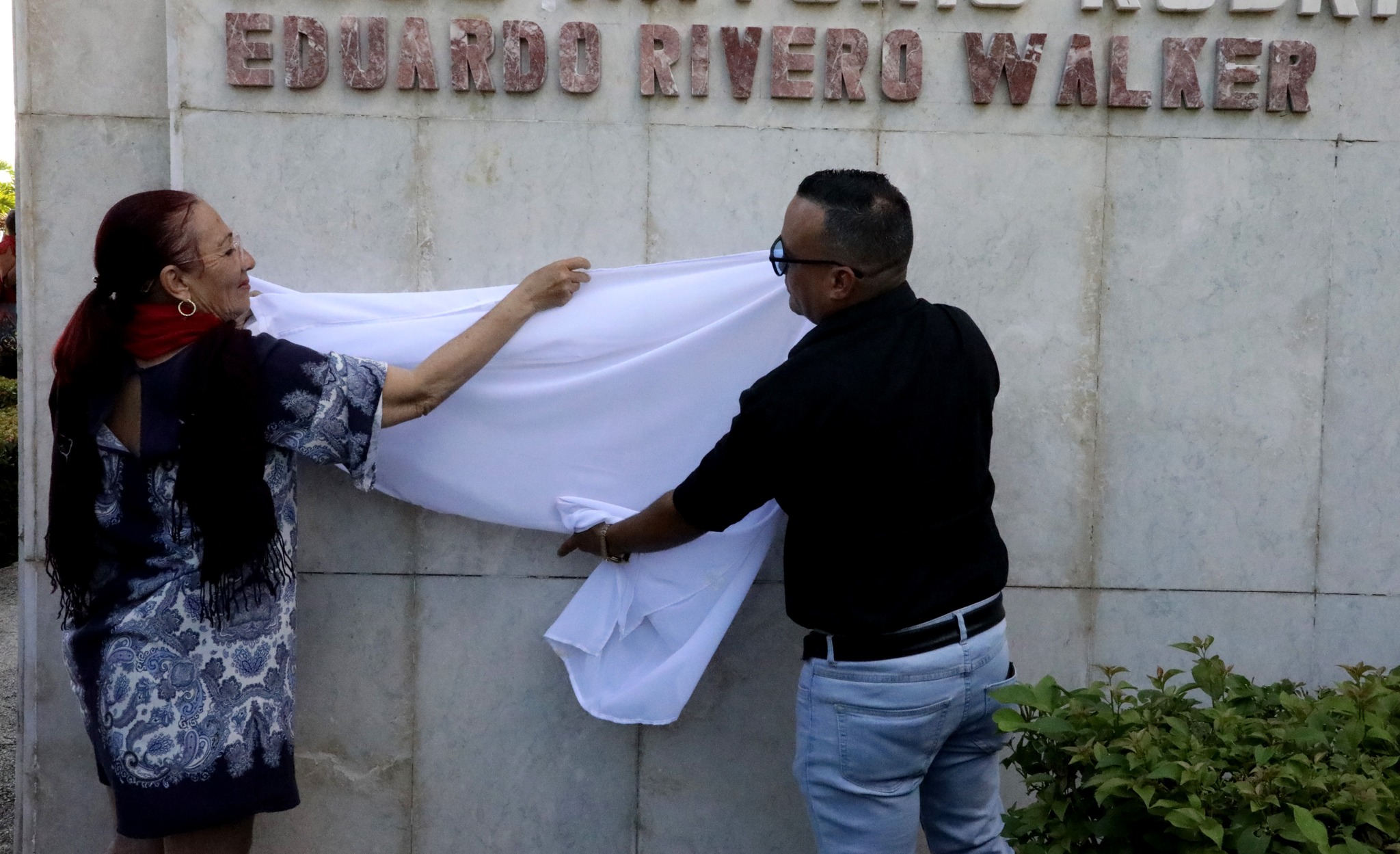Eduardo Rivero Walker, en el mural de la memoria Eduardo Rivero Walker, en el mural de la memoria
