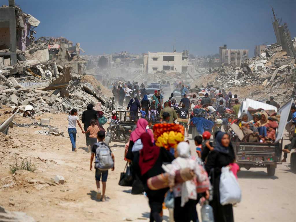 Casi 500 mil desplazados por reinicio de ataques israelíes a Gaza Casi 500 mil desplazados por reinicio de ataques israelíes a Gaza