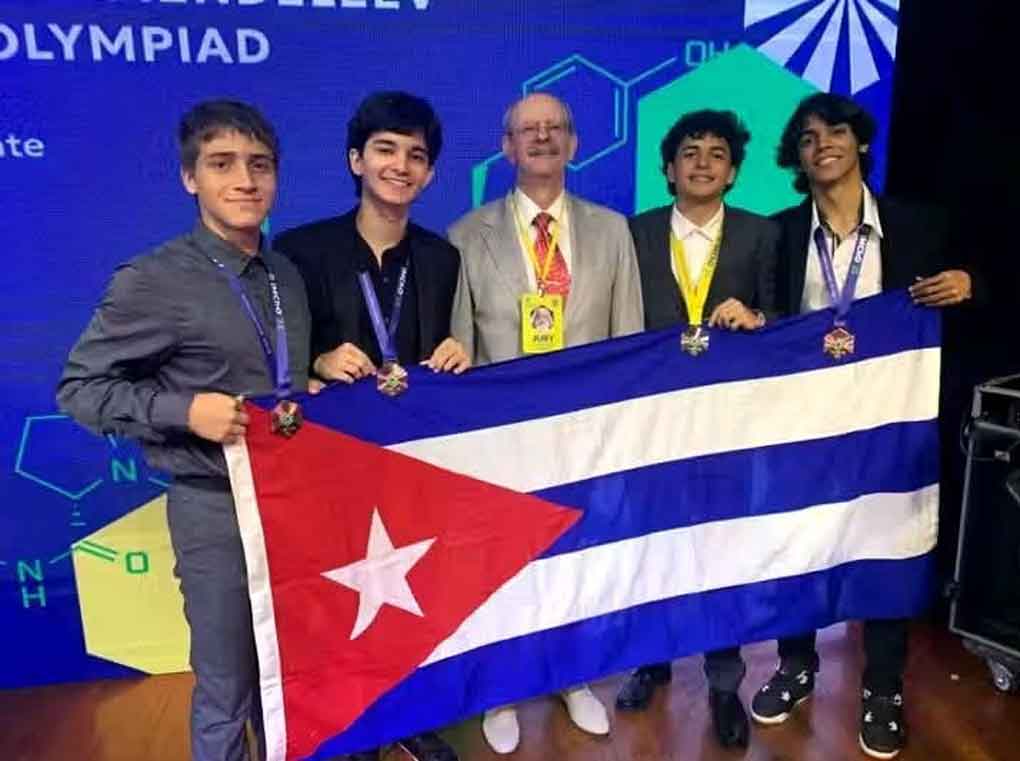 Cuba gana plata y tres bronces en olimpiada de química en Brasil Cuba gana plata y tres bronces en olimpiada de química en Brasil