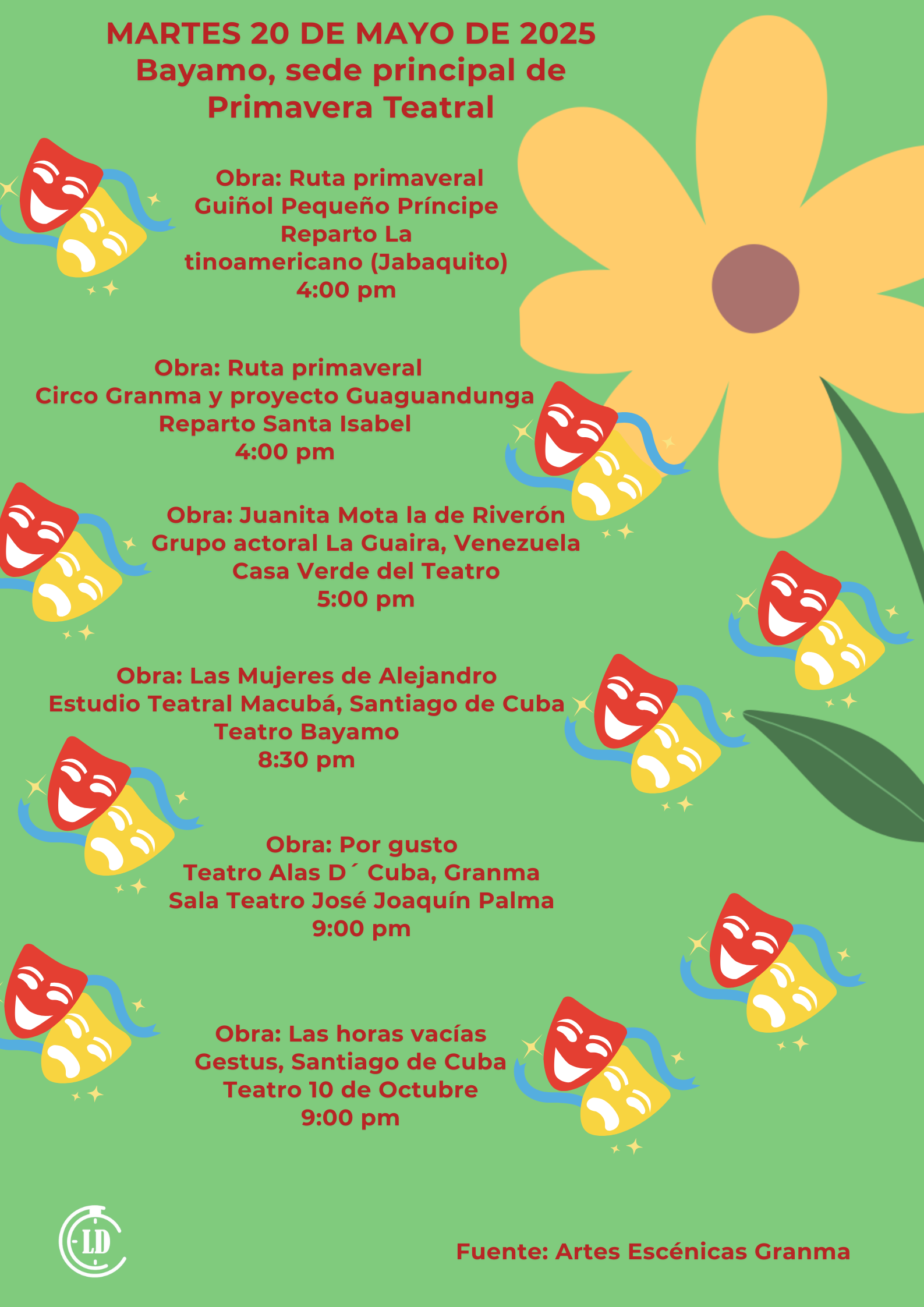 Propuestas de Primavera teatral para la jornada de hoy