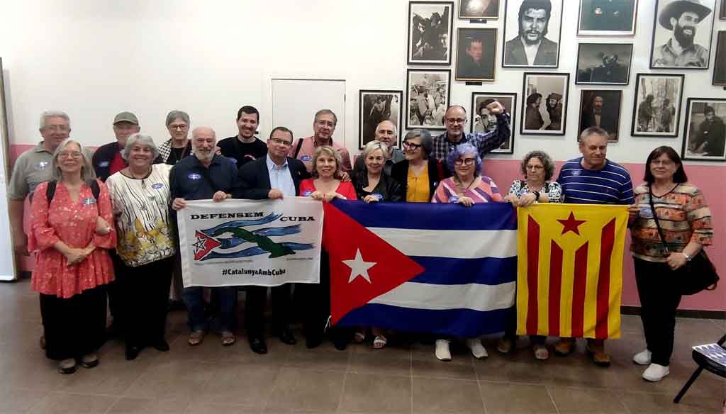 Solidaridad y respeto a Cuba en visita a Cataluña Solidaridad y respeto a Cuba en visita a Cataluña