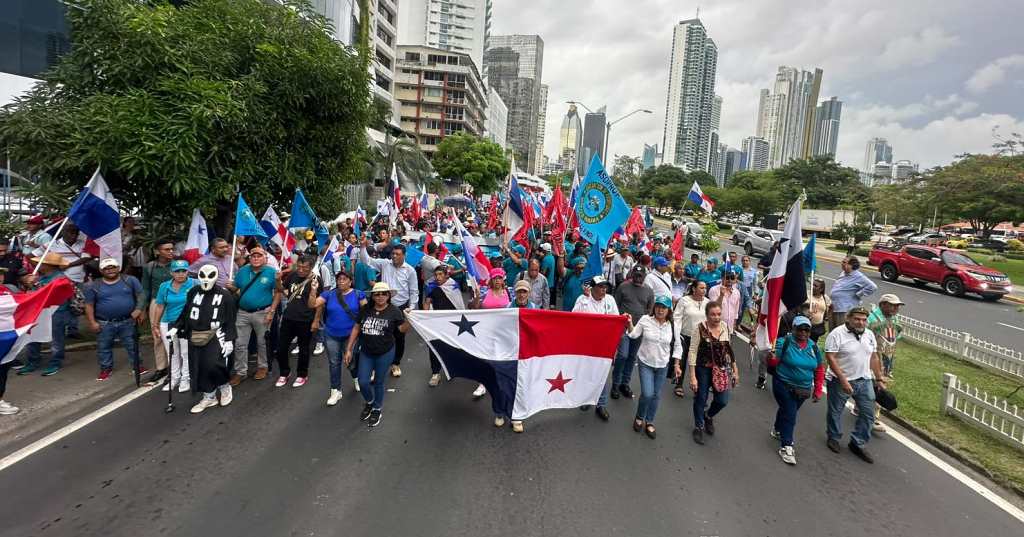 Otra semana de protestas y represión policial en Panamá Otra semana de protestas y represión policial en Panamá