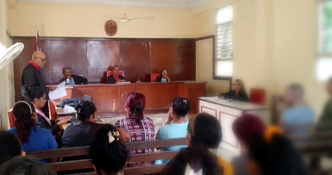 Sancionan a agresor en juicio ejemplarizante en Niquero Sancionan a agresor en juicio ejemplarizante en Niquero