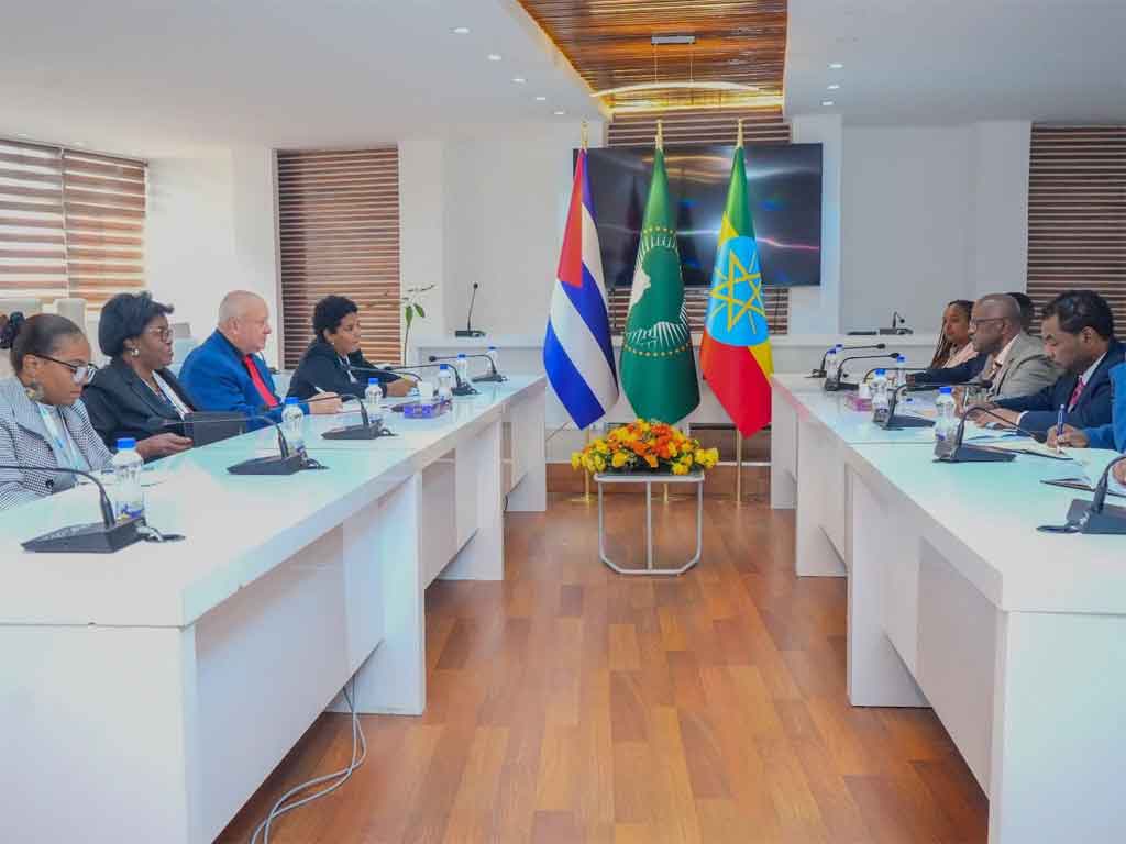 Ministro de Estado de Etiopía recibió a vice primer ministro de Cuba