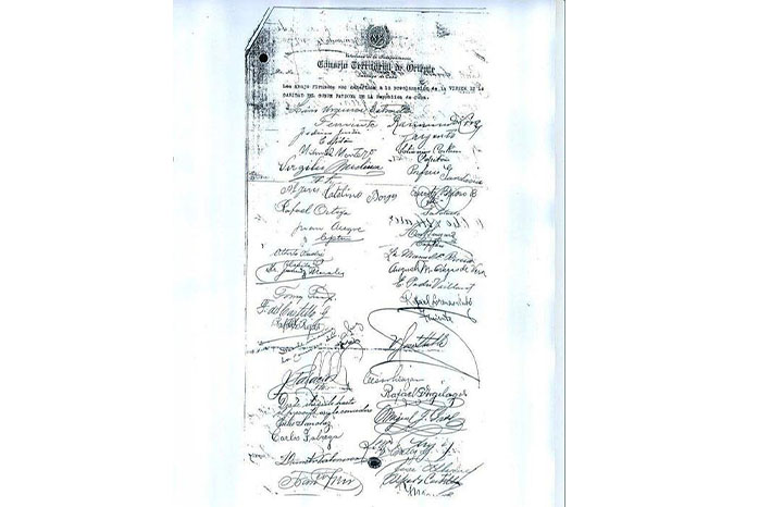 Una carta de 110 años es símbolo de historia, fe y nación