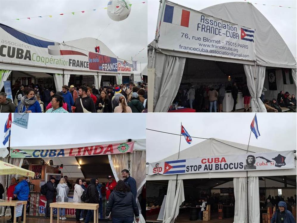 Respaldo a Cuba protagonista en Fête de l’Humanité
