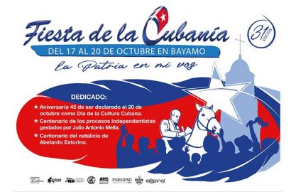 Bayamo celebrará la XXXI edición de la Fiesta de la Cubanía