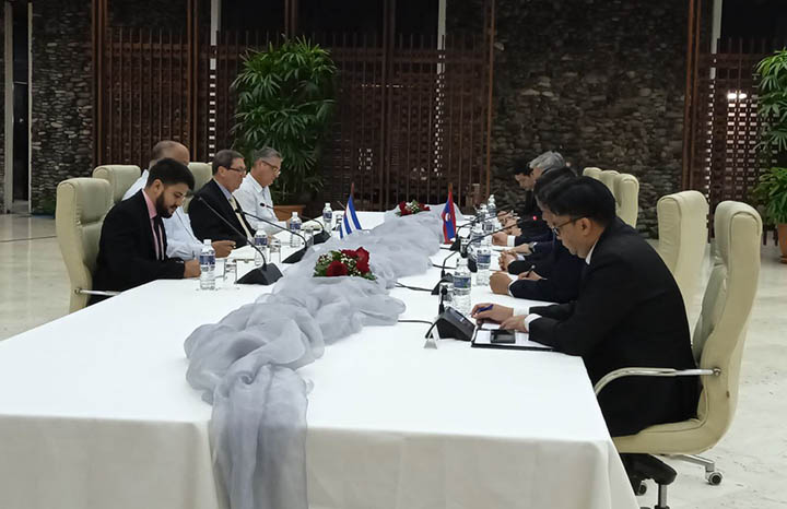 Ratifican Cuba y Laos voluntad de consolidar nexos bilaterales