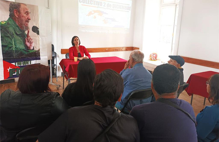 Grupo solidario realiza en Chile encuentro por centenario de Fidel Grupo solidario realiza en Chile encuentro por centenario de Fidel