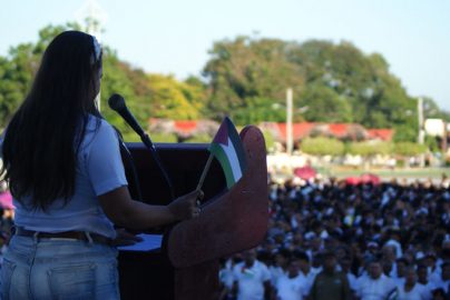 Pueblo granmense expresa su solidaridad con Palestina (+ fotos)