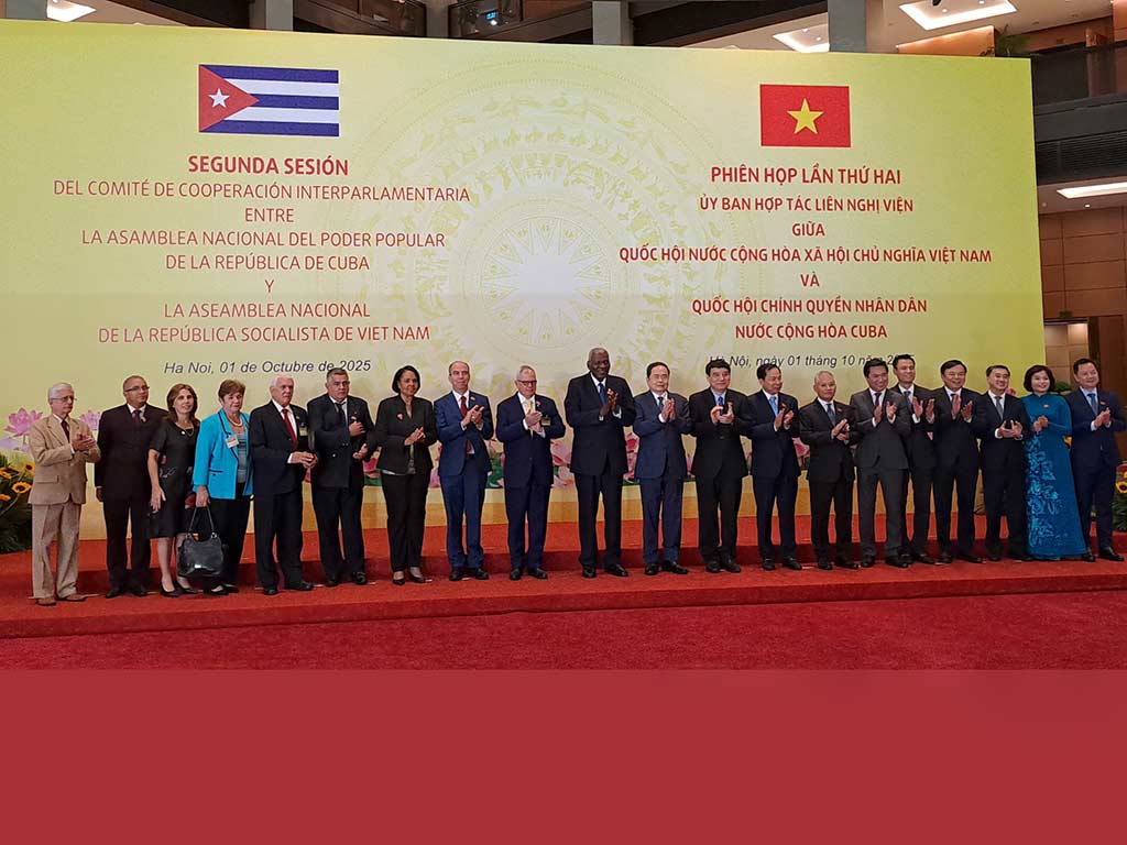 Recalcan rol de Comité de Cooperación Interparlamentaria Vietnam-Cuba Recalcan rol de Comité de Cooperación Interparlamentaria Vietnam-Cuba