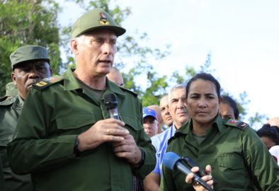 Chequea Díaz-Canel, por cuarta ocasión, recuperación de Granma tras el paso de Melissa