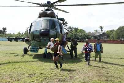Díaz-Canel atento al rescate y protección de afectados por inundaciones de Melissa (+ fotos)