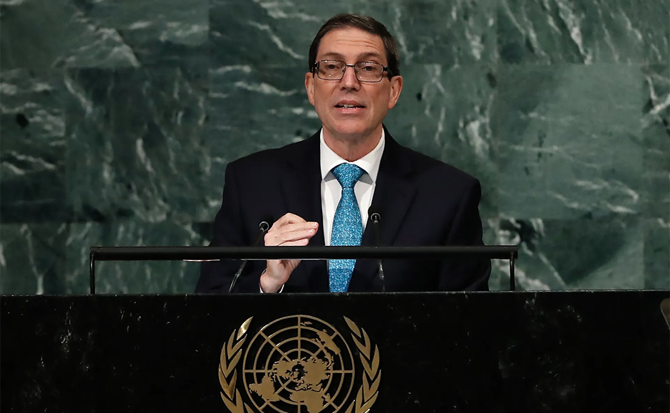 Canciller de Cuba: El pretexto de combatir el tráfico ilegal de narcóticos es una mentira insostenible