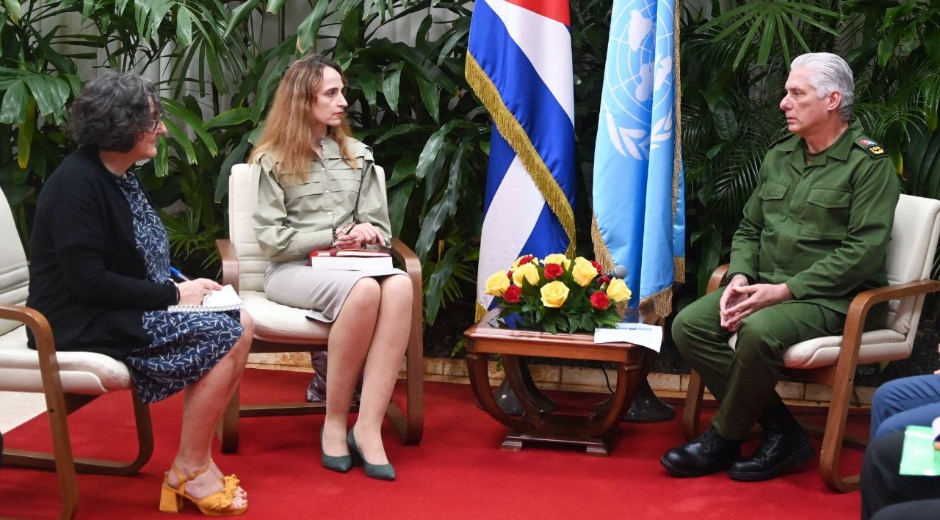 Díaz-Canel recibió a relatora especial de la ONU sobre medidas unilaterales: El bloqueo ha marcado la vida de los cubanos