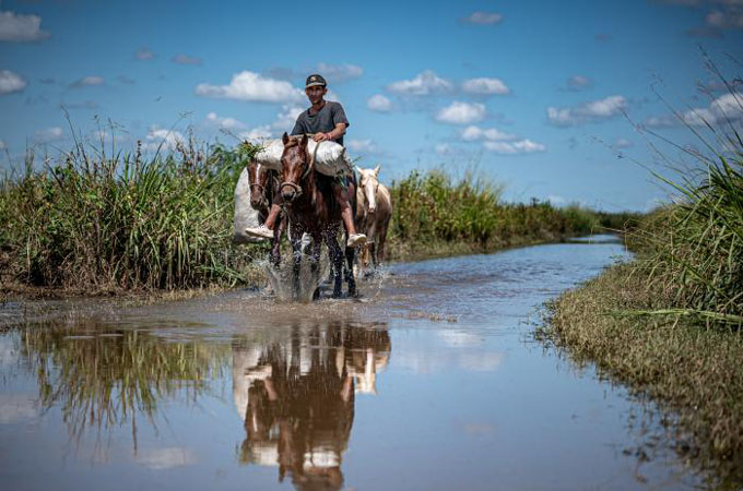 Corriente para beber