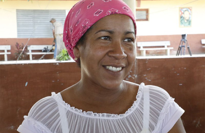 Mariela Parra, porcicultora: “Me gusta lo que hago”