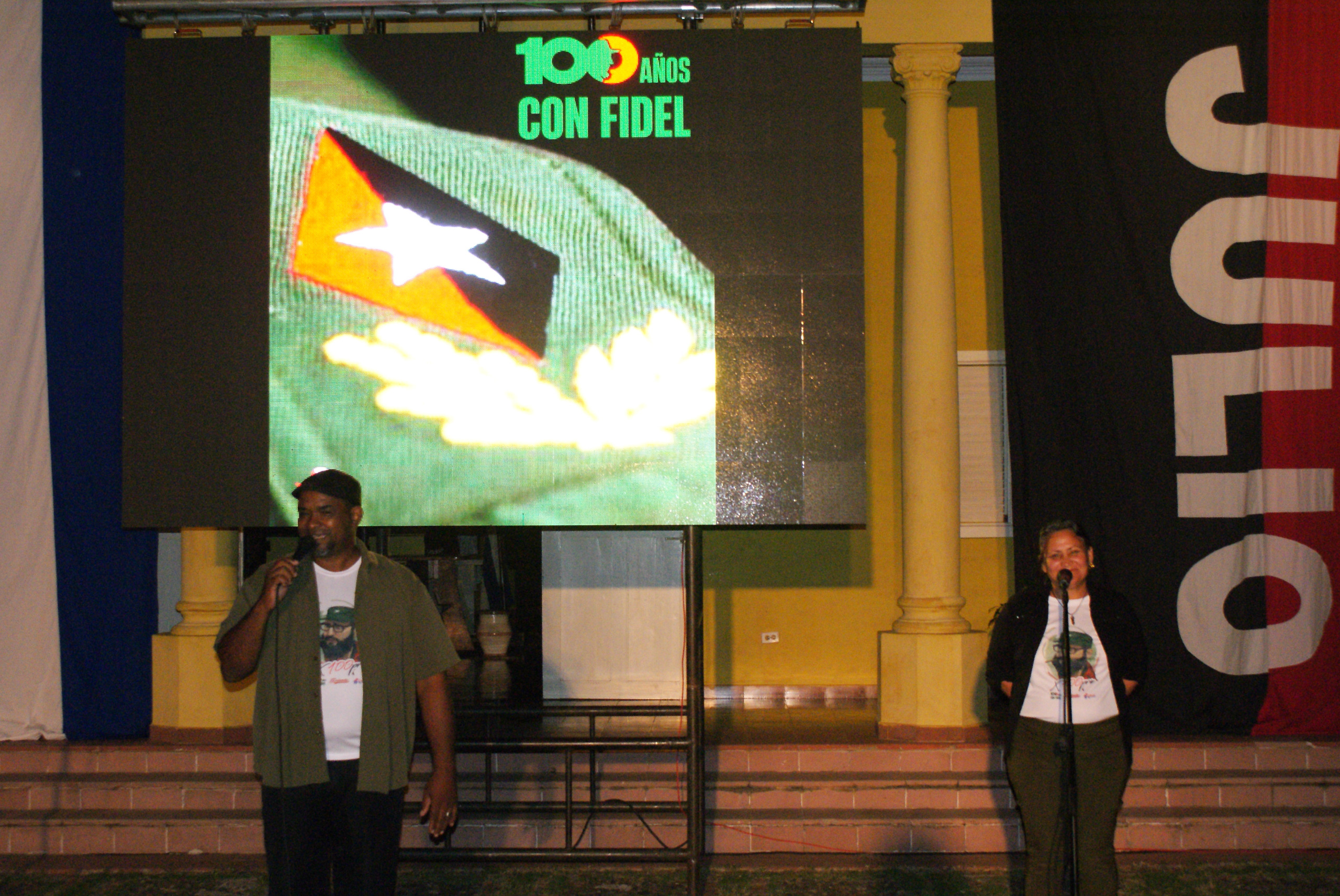 Velada homenaje a Fidel en Bayamo