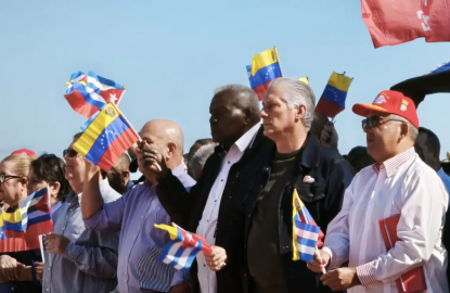 Con Venezuela, Cuba se levanta en pie de lucha y resistencia