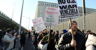 Manifestantes exigen liberación del presidente Maduro frente a centro de detención en Brooklyn
