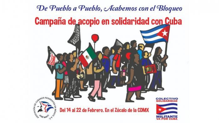 «Lo que el bloqueo niega, la solidaridad lo entrega»