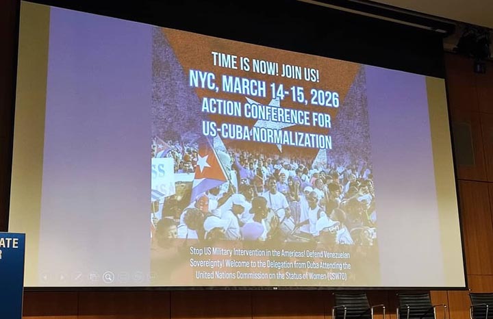 Agradecen solidaridad de conferencia en EE.UU. contra el asedio a Cuba