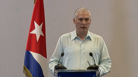 Díaz-Canel comparece en cadena nacional por los medios de prensa