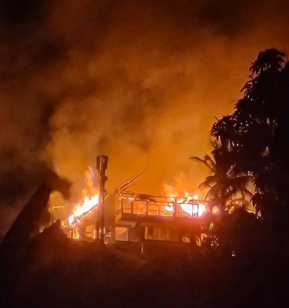 Incendio consume El Rachón del icónico Mirador de Guisa