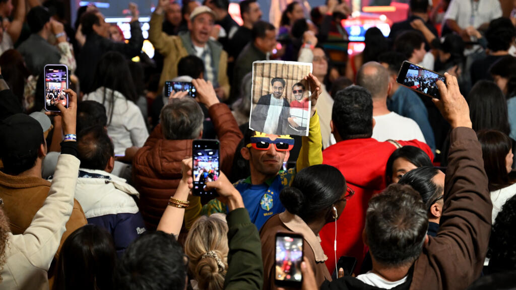 Manifestaciones en Bogotá, Colombia, luego del conteo preliminar en el balotaje presidencial